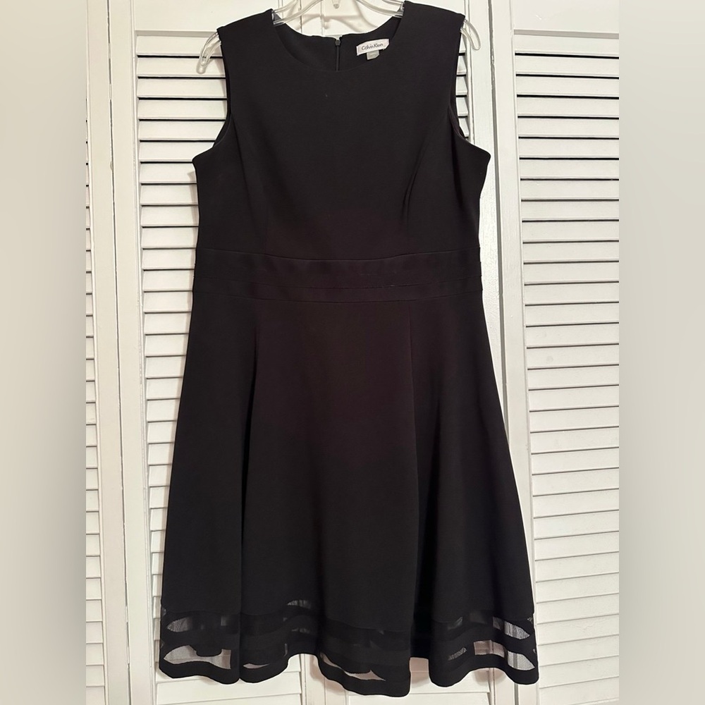 Elegant Black Calvin Klein Dress